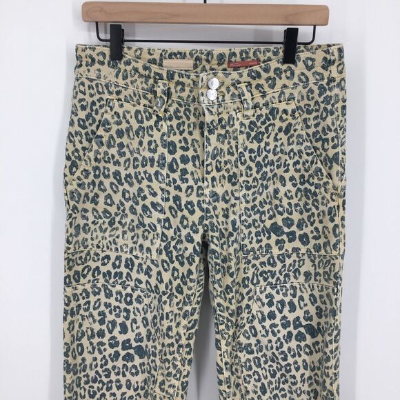 Anthropologie Leopard Print Pants - Picture 3 of 13